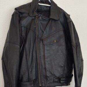 Protech Leather Apparel, Thinsulate, Biker, Motorcycle Jacket, 42